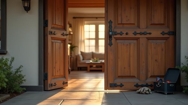 Comment choisir une porte isolante entre garage et maison : critères et astuces